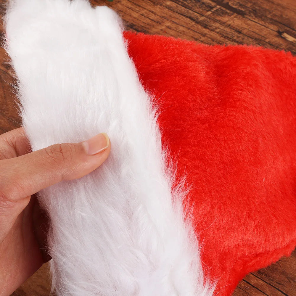 Christmas Santa hats for grown-ups and the littles—Festive 'n' plushy and perfect for the holidays!